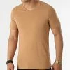 Meilleure vente 🎉 Tee 👚 Shirt Col V TV-350 Camel de Armita ⭐