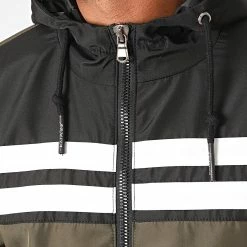 Remise ⭐ Veste Zippée Capuche S3165 Vert Kaki Noir de Armita 🔥 -Armita Soldes 2022 armita 228310 M S3165 KHAKI 20200814T161519 03