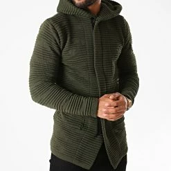 Tout neuf ✔️ Gilet Capuche Alex Vert Kaki de Armita 👍 -Armita Soldes 2022 armita 233768 ALEX KHAKI 20200922T155311 03