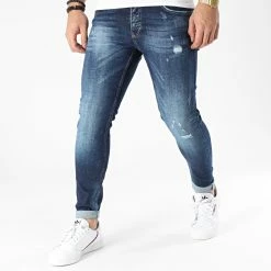 Bon marché 🎉 Jean Skinny Kansas Bleu Denim de Armita 🥰