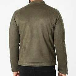 Acheter 🌟 Veste Biker Suédine 3144 Vert Kaki de Armita ⭐ 7 Acheter 🌟 Veste Biker Suédine 3144 Vert Kaki de Armita ⭐ -Armita Soldes 2022 armita 247471 M S3144 KHAKI 20210122T131750 04