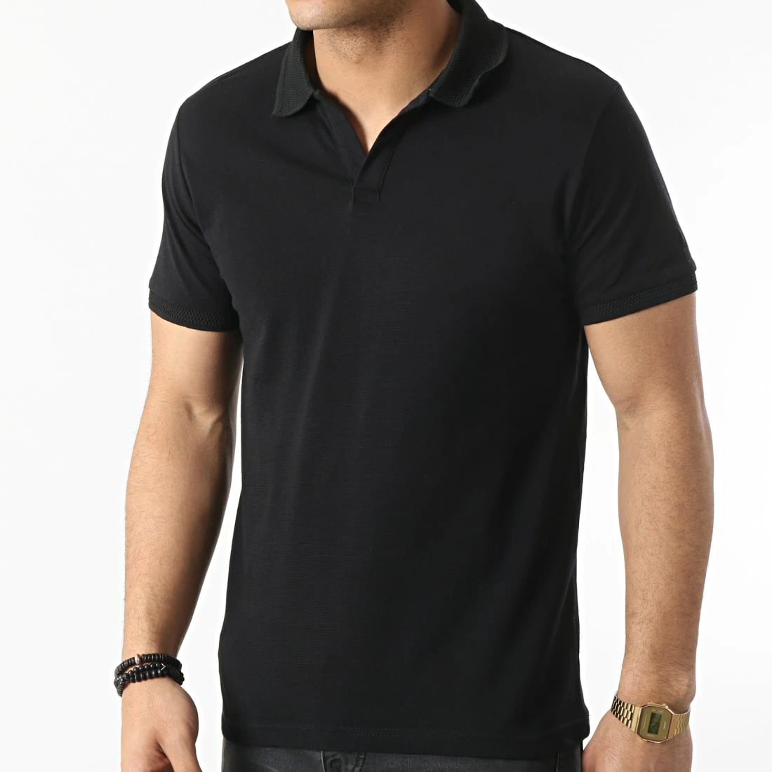 Promo 👍 Polo Manches Courtes 1303 Noir de Armita 👏 3 Promo 👍 Polo Manches Courtes 1303 Noir de Armita 👏 – Image 3