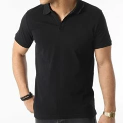Promo 👍 Polo Manches Courtes 1303 Noir de Armita 👏