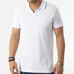 Promo 😍 Polo Manches Courtes 1303 Blanc de Armita ⌛