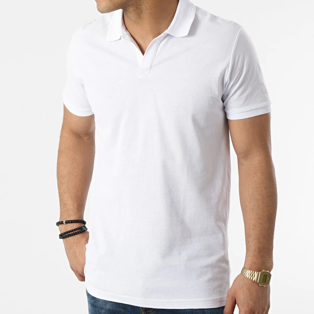 Promo 😍 Polo Manches Courtes 1303 Blanc de Armita ⌛ 3 Promo 😍 Polo Manches Courtes 1303 Blanc de Armita ⌛ – Image 3