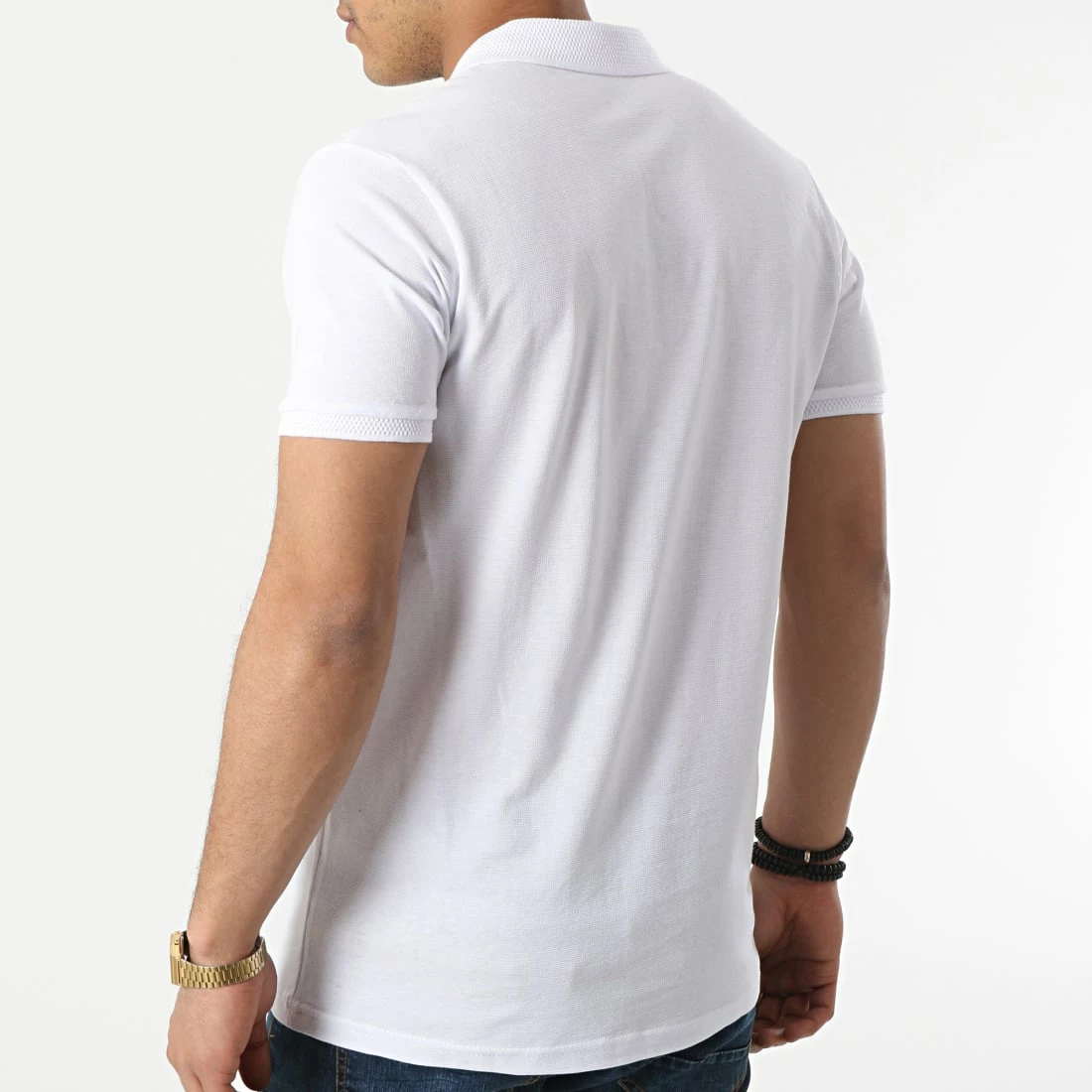 Promo 😍 Polo Manches Courtes 1303 Blanc de Armita ⌛ 4 Promo 😍 Polo Manches Courtes 1303 Blanc de Armita ⌛ – Image 4