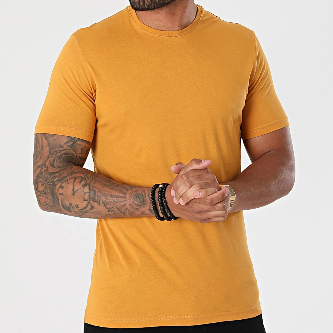 Sortie 😀 Tee 👕 Shirt TC-341 Jaune Moutarde de Armita 🤩 3 Sortie 😀 Tee 👕 Shirt TC-341 Jaune Moutarde de Armita 🤩 – Image 3