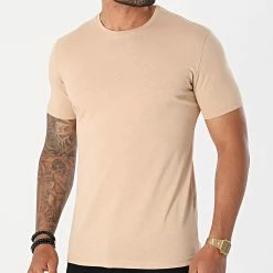 Le moins cher ⭐ Tee 👚 Shirt TC-341 Beige de Armita 😀