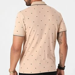 Vente flash 😉 Polo Manches Courtes TLP-7429 Beige Floral de Armita 🎉 -Armita Soldes 2022 armita 265300 TLP 7429 BEIGE 20210511T110941 04