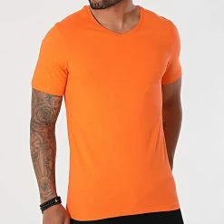 Acheter 🎁 Tee 👚 Shirt Col V TV-350 Orange de Armita 😍 -Armita Soldes 2022 armita 265331 TV 350 SOMON 20210511T112319 03