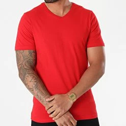 Le moins cher ✨ Tee 👕 Shirt Col V TV-350 Rouge de Armita ✨ -Armita Soldes 2022 armita 265332 TV 350 RED 20210511T112337 03