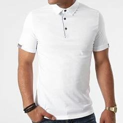 Meilleur prix 👍 Polo Manches Courtes 567 Blanc de Armita 🥰 -Armita Soldes 2022 armita 270144 POLO 567 WHITE 20210621T092526 03