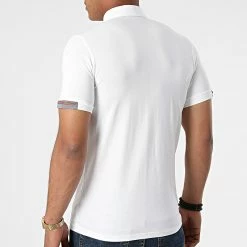 Meilleur prix 👍 Polo Manches Courtes 567 Blanc de Armita 🥰 -Armita Soldes 2022 armita 270144 POLO 567 WHITE 20210621T092529 04