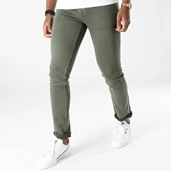 Remise 🎉 Jean Slim Lincoln 1732 Vert Kaki de Armita ✨