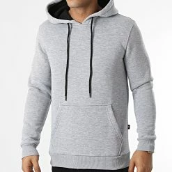 Budget 🔥 Sweat Capuche SW882 Gris Chiné de Armita 🔥