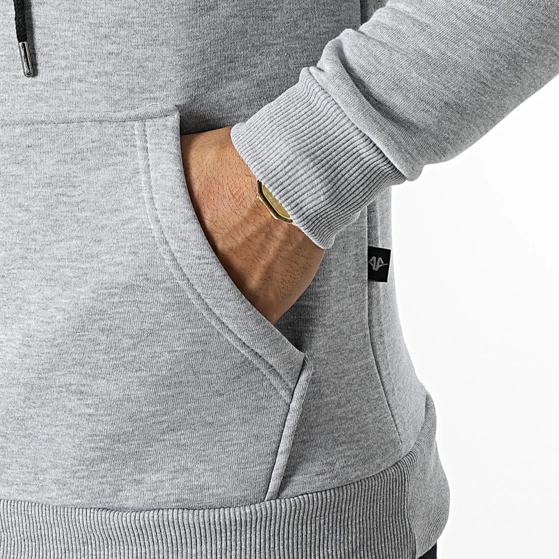 Budget 🔥 Sweat Capuche SW882 Gris Chiné de Armita 🔥 2 Budget 🔥 Sweat Capuche SW882 Gris Chiné de Armita 🔥 – Image 2