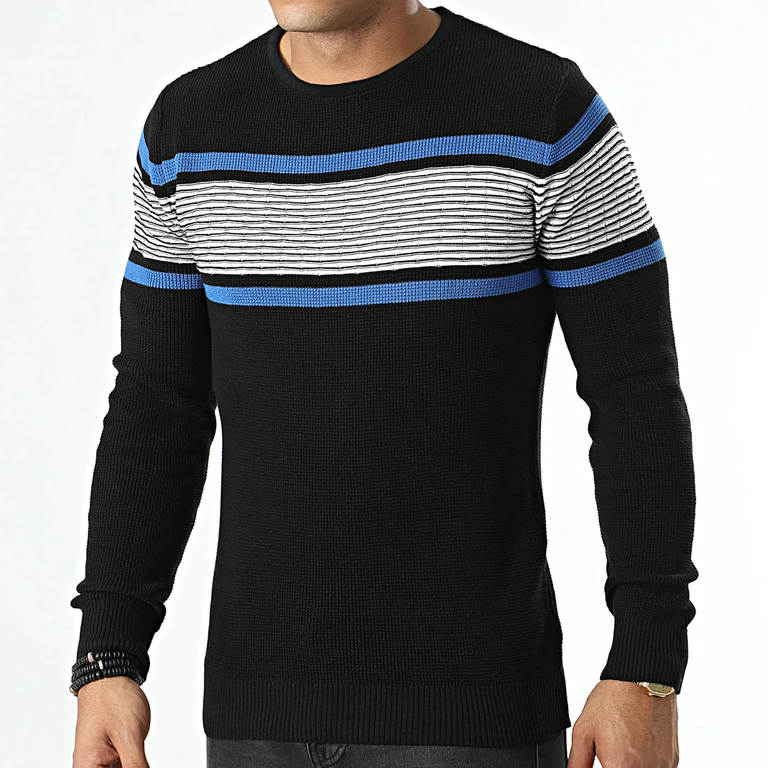 Meilleure vente 🔥 Pull AVP-155 Noir Bleu de Armita 🔔 1 Meilleure vente 🔥 Pull AVP-155 Noir Bleu de Armita 🔔