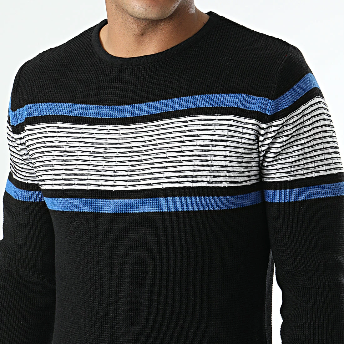 Meilleure vente 🔥 Pull AVP-155 Noir Bleu de Armita 🔔 2 Meilleure vente 🔥 Pull AVP-155 Noir Bleu de Armita 🔔 – Image 2