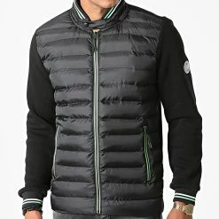 Vente flash 🔔 Veste Zippée 3485 Noir Vert de Armita 😉