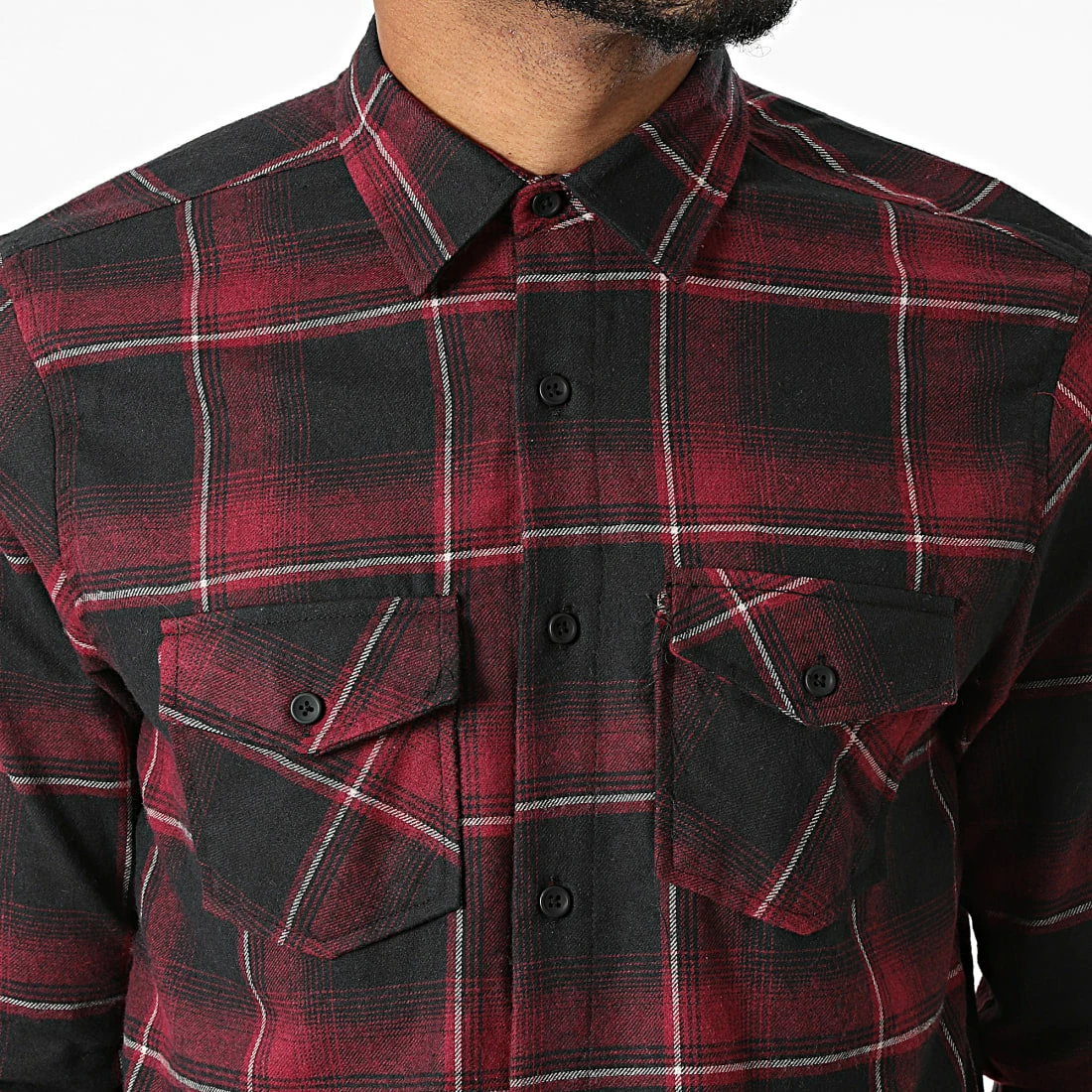 Top 10 💯 Chemise Manches Longues A Carreaux Physalis Bordeaux de Armita 👍 2 Top 10 💯 Chemise Manches Longues A Carreaux Physalis Bordeaux de Armita 👍 – Image 2