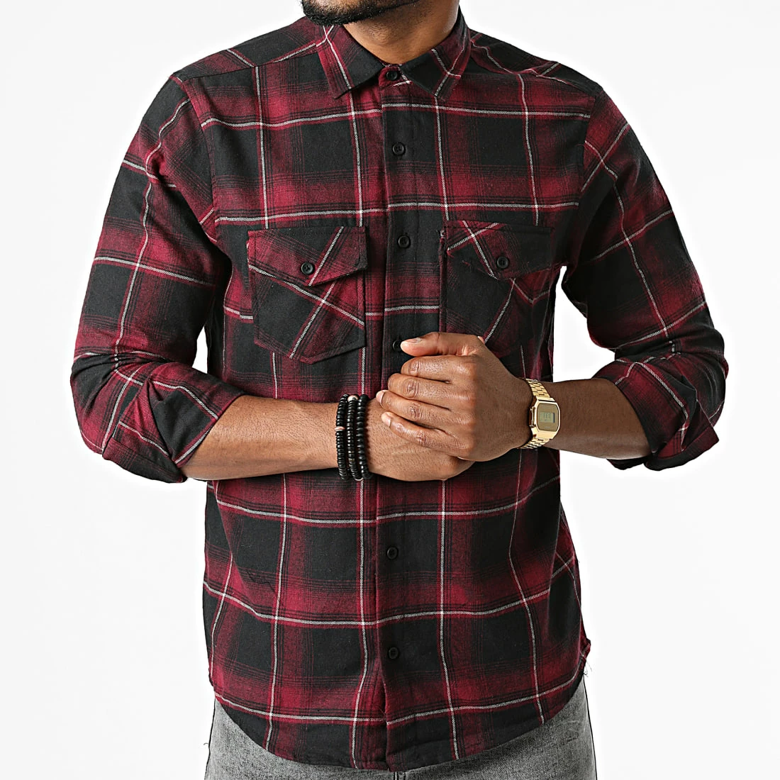 Top 10 💯 Chemise Manches Longues A Carreaux Physalis Bordeaux de Armita 👍 1 Top 10 💯 Chemise Manches Longues A Carreaux Physalis Bordeaux de Armita 👍