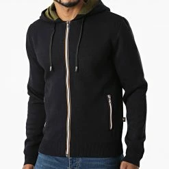 Coupon 💯 Veste Zippée Capuche AVG-166 Bleu Marine Vert Kaki de Armita ⭐
