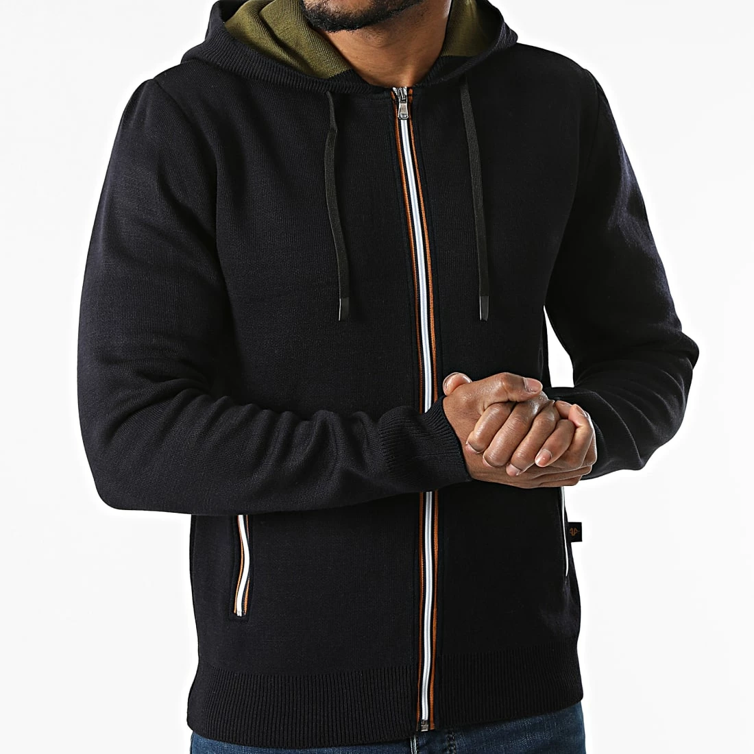 Coupon 💯 Veste Zippée Capuche AVG-166 Bleu Marine Vert Kaki de Armita ⭐ 3 Coupon 💯 Veste Zippée Capuche AVG-166 Bleu Marine Vert Kaki de Armita ⭐ – Image 3