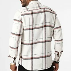 Top 10 😍 Chemise Manches Longues A Carreaux Taxo Blanc Cassé de Armita 🤩 -Armita Soldes 2022 armita 285696 TAXO ECRU 20210923T163749 04