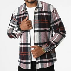 Les meilleures critiques de ⭐ Surchemise Carreaux GZ-2102 Bordeaux Blanc de Armita 🤩