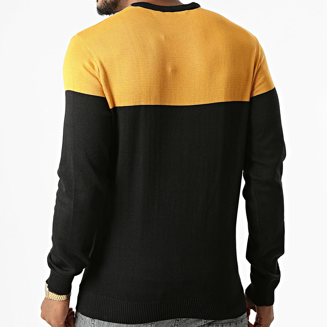 Nouveau 🔥 Pull AVP-171 Noir Moutarde de Armita 😀 4 Nouveau 🔥 Pull AVP-171 Noir Moutarde de Armita 😀 – Image 4