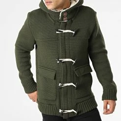 Offres ✔️ Gilet Capuche Ashkan Vert Kaki de Armita 🔔 -Armita Soldes 2022 armita 285757 ASHKAN KHAKI 20211202T154442 03