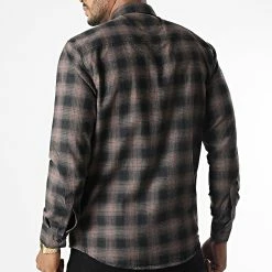 Meilleure vente 🔔 Chemise Manches Longues A Carreaux Quenette Marron Noir de Armita 🎁 -Armita Soldes 2022 armita 285789 QUENETTE BROWN 20210930T152533 04