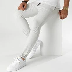 Meilleur prix ❤️ Jogger Pant PAK-434 Gris Clair Chiné de Armita 😍 -Armita Soldes 2022 armita 285797 PAK 434 ECRU 20210923T155621 03