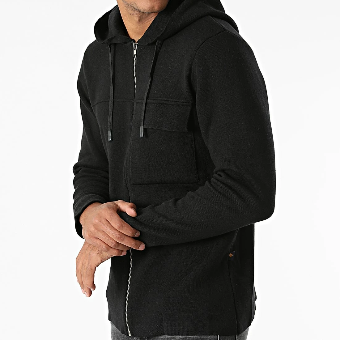 Meilleure affaire 👏 Sweat Zippé Capuche AVG-167 Noir de Armita 🎉 3 Meilleure affaire 👏 Sweat Zippé Capuche AVG-167 Noir de Armita 🎉 – Image 3