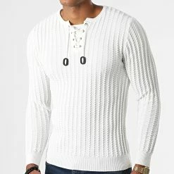 Meilleure affaire 😉 Pull ALP-332 Blanc de Armita 😉