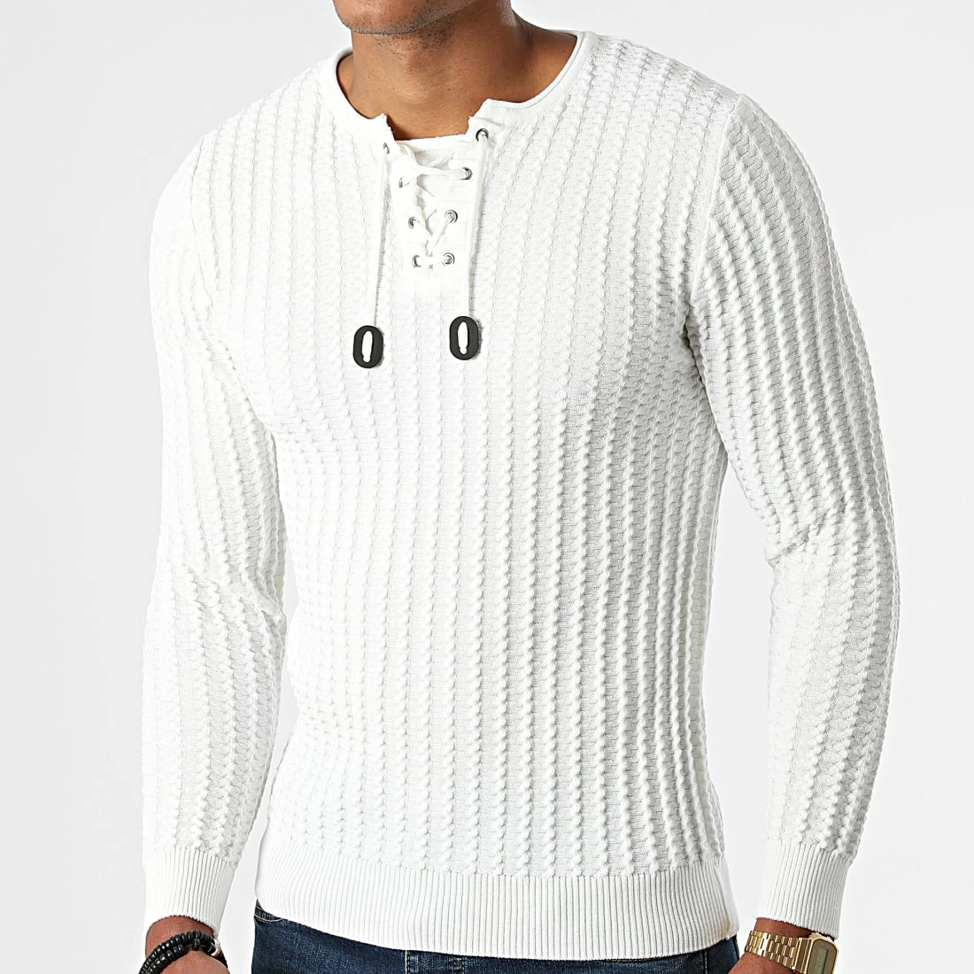 Meilleure affaire 😉 Pull ALP-332 Blanc de Armita 😉 1 Meilleure affaire 😉 Pull ALP-332 Blanc de Armita 😉