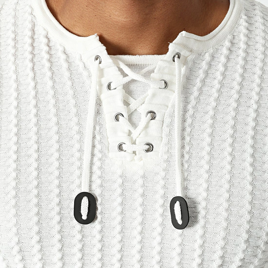 Meilleure affaire 😉 Pull ALP-332 Blanc de Armita 😉 2 Meilleure affaire 😉 Pull ALP-332 Blanc de Armita 😉 – Image 2