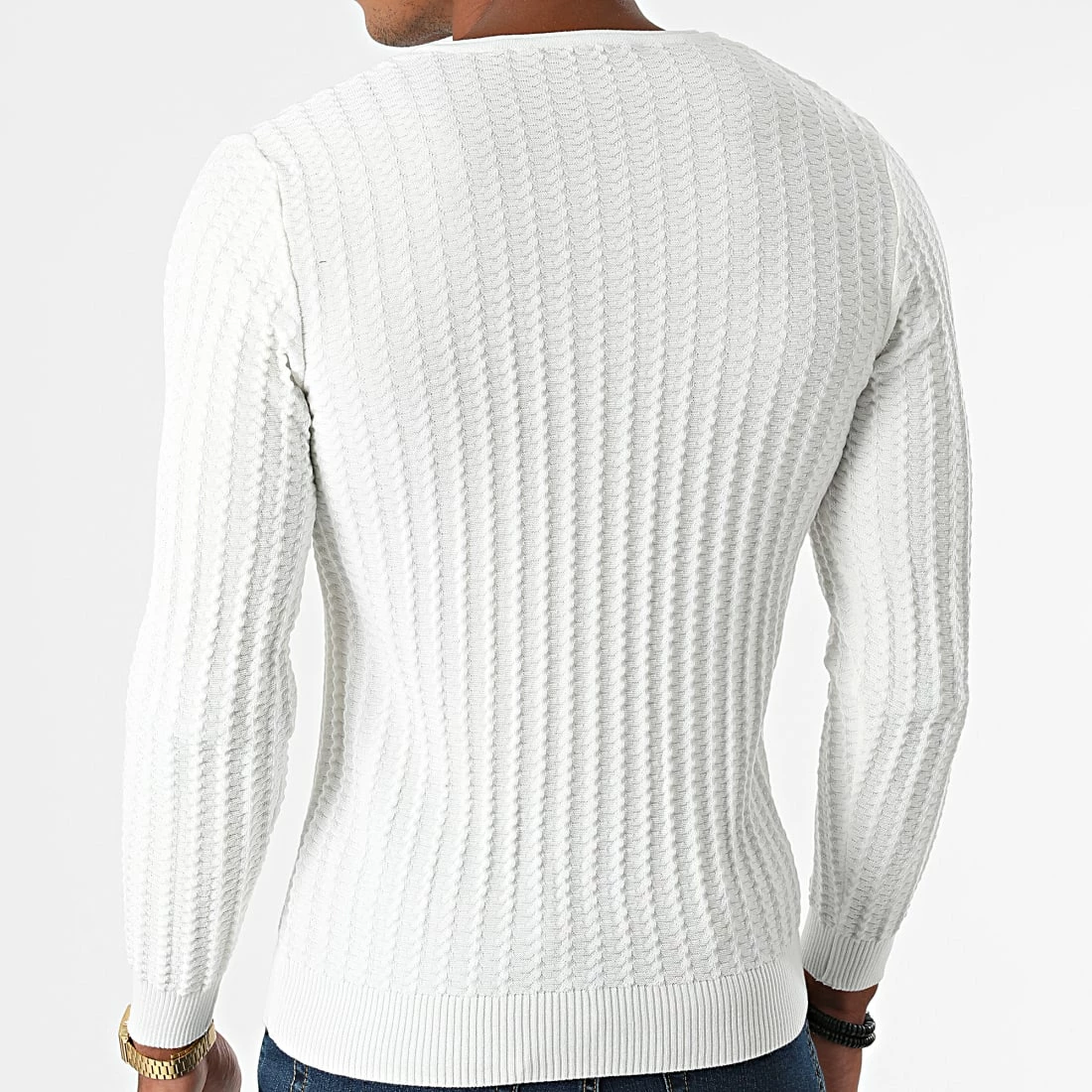 Meilleure affaire 😉 Pull ALP-332 Blanc de Armita 😉 4 Meilleure affaire 😉 Pull ALP-332 Blanc de Armita 😉 – Image 4