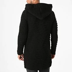 Remise ❤️ Gilet Capuche Oversize Steve Noir de Armita 👏 -Armita Soldes 2022 armita 285863 STEVE BLACK 20210928T163340 04