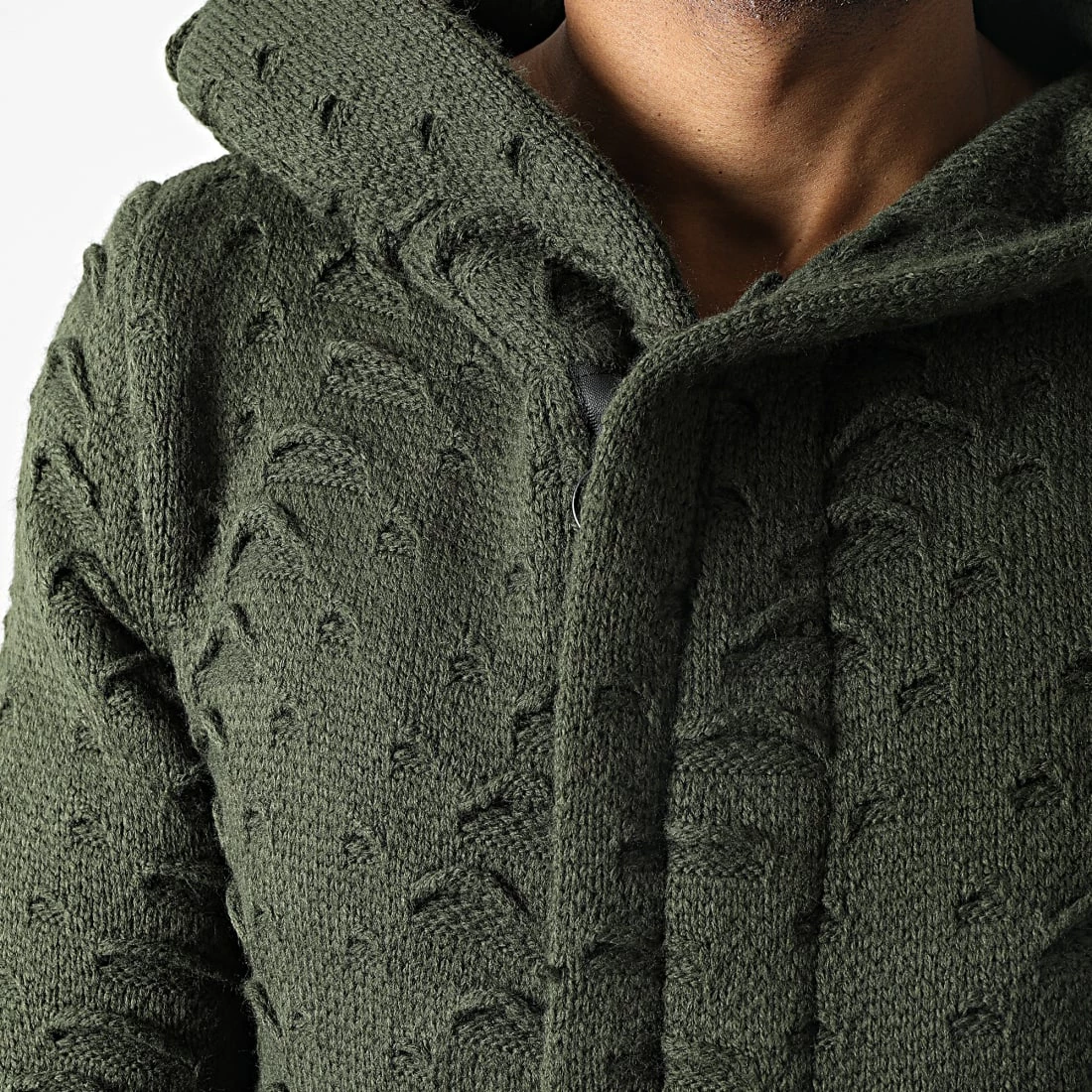 Meilleure vente 🤩 Gilet Capuche Oversize Steve Vert Kaki de Armita 👍 2 Meilleure vente 🤩 Gilet Capuche Oversize Steve Vert Kaki de Armita 👍 – Image 2