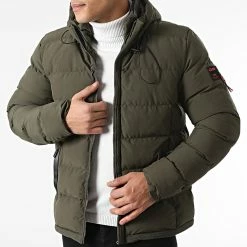 Sortie 🌟 Doudoune Capuche 3349 Vert Kaki de Armita 😍