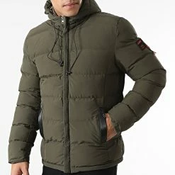 Sortie 🌟 Doudoune Capuche 3349 Vert Kaki de Armita 😍 -Armita Soldes 2022 armita 291713 3349 KAKI 20211115T150209 03