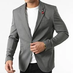 Promo 🧨 Veste Blazer 7059 Gris Anthracite de Armita 🛒 -Armita Soldes 2022 armita 291751 7059 ANTHARACITE 20211115T150238 03