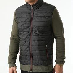 Meilleure affaire 🛒 Veste Zippée GW-2518 Vert Kaki Noir de Armita 🔥
