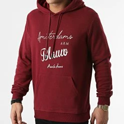 Remise ⌛ Sweat Capuche SW-886 Bordeaux de Armita 😉