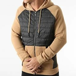 Le moins cher ⭐ Veste Zippée Capuche GW-2514 Noir Beige de Armita ✔️ -Armita Soldes 2022 armita 291859 GW 2514 BEIGE 20211115T153143 03