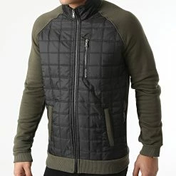 Coupon ⭐ Veste Zippée GW-2517 Vert Kaki Noir de Armita ✔️
