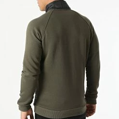 Coupon ⭐ Veste Zippée GW-2517 Vert Kaki Noir de Armita ✔️ -Armita Soldes 2022 armita 291870 GW 2517 KHAKI 20211118T112742 04