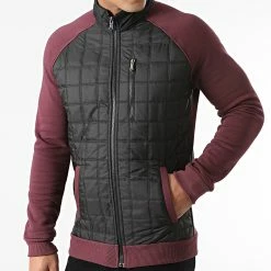 Les meilleures critiques de 😍 Veste Zippée GW-2517 Noir Bordeaux de Armita ✨ -Armita Soldes 2022 armita 291871 GW 2517 BURGUNDY 20211115T153206 03