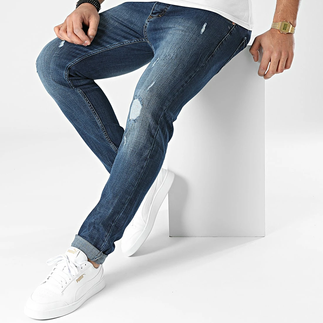 Vente flash 🛒 Jean Slim 1761 Bleu Denim de Armita 👏 3 Vente flash 🛒 Jean Slim 1761 Bleu Denim de Armita 👏 – Image 3